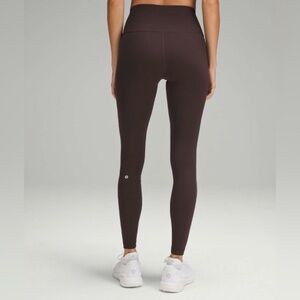 LULULEMON W5DJ0S 28” Wunder Train High-Rise Tight Espresso